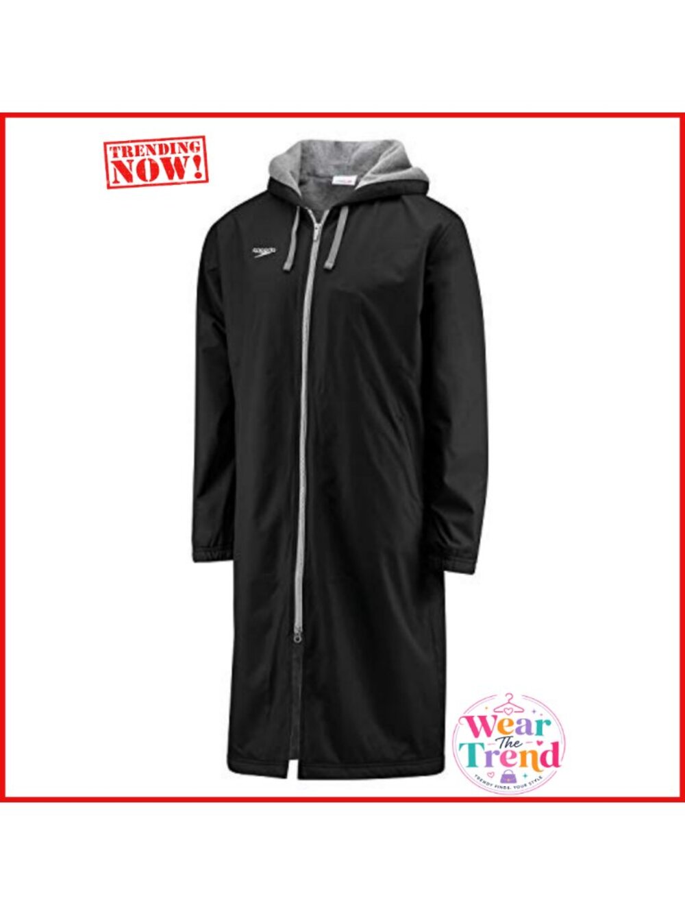 Fleece Lined Water-Resistant Hooded Parka Jacket